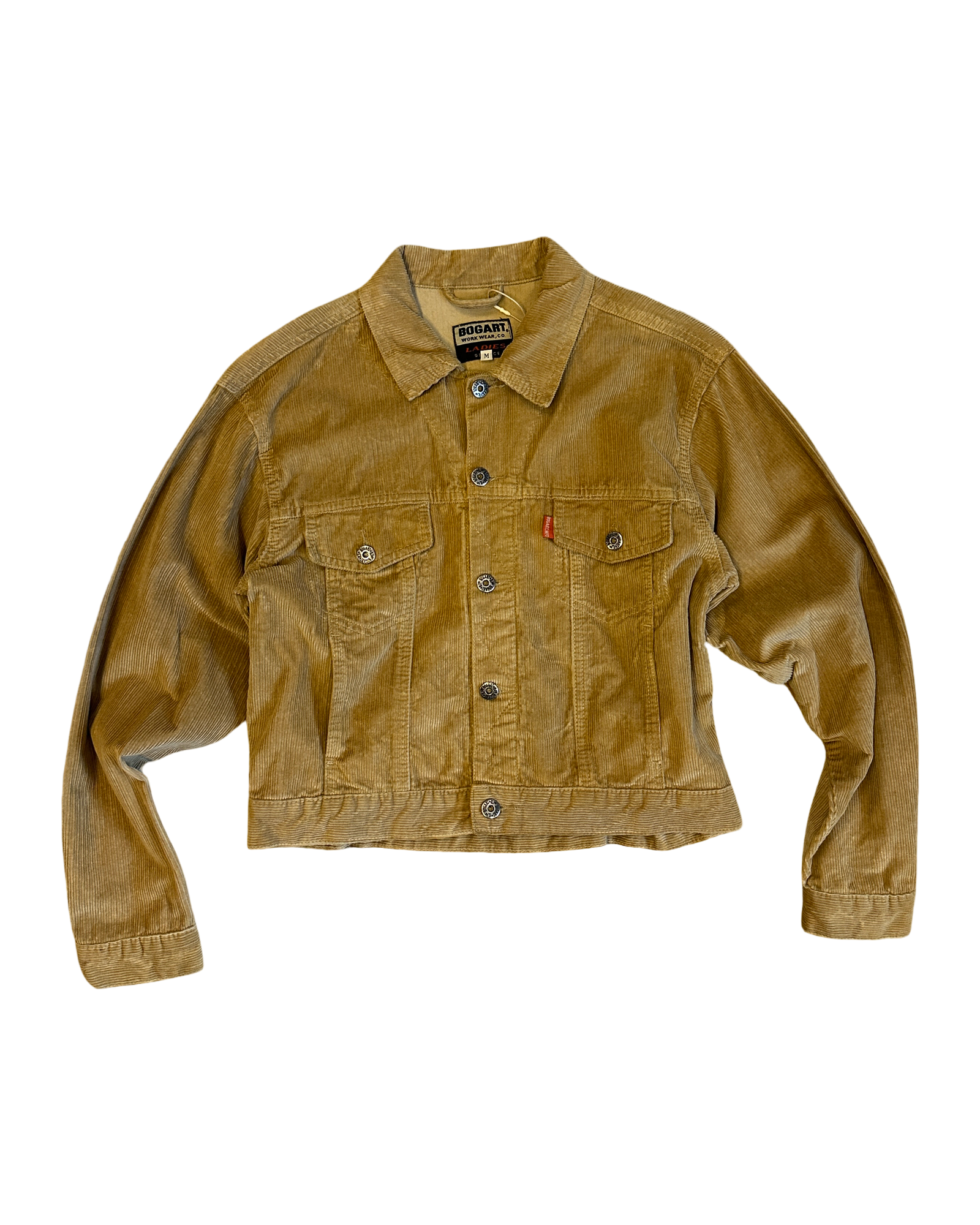 Dömu flauel trucker jakki M