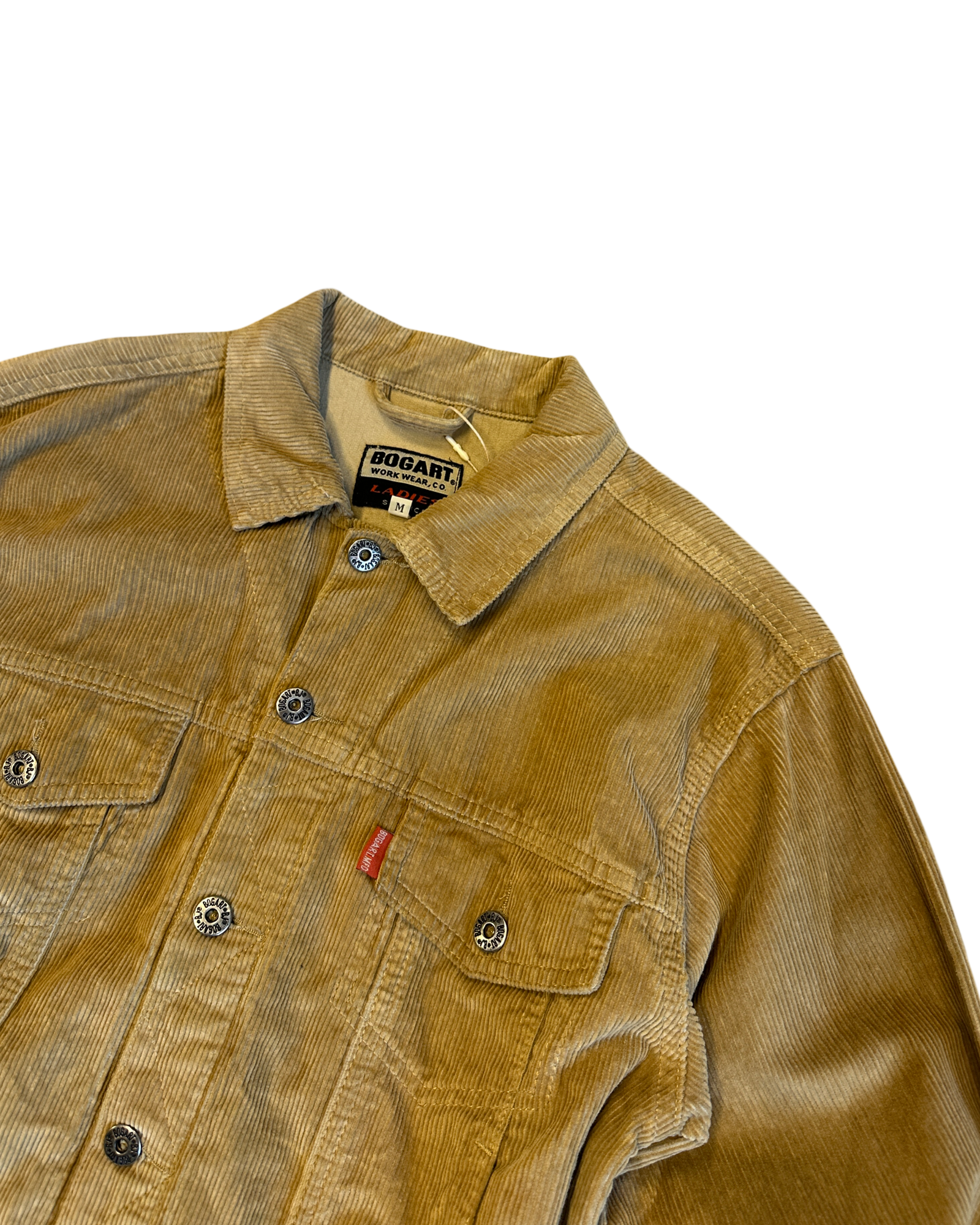 Dömu flauel trucker jakki M