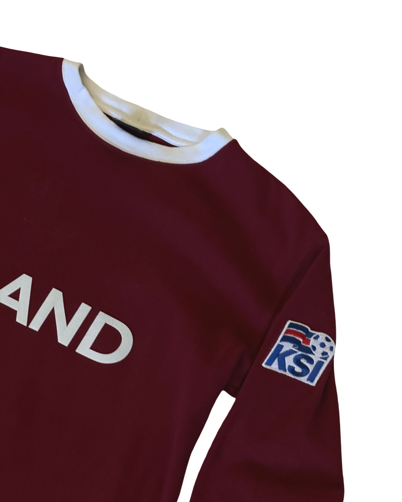 Ísland KSÍ síðermabolur fittar M