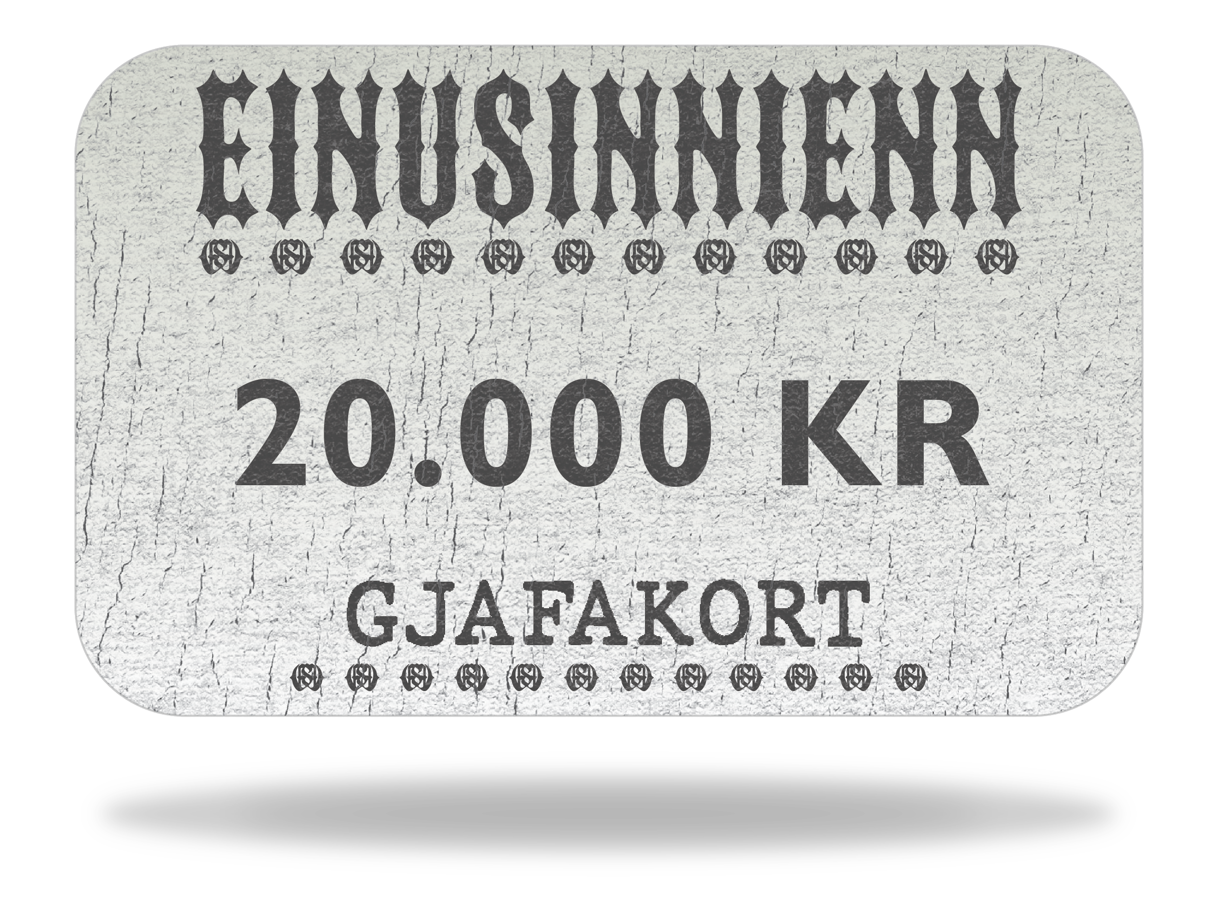 Gjafakort EINUSINNIENN
