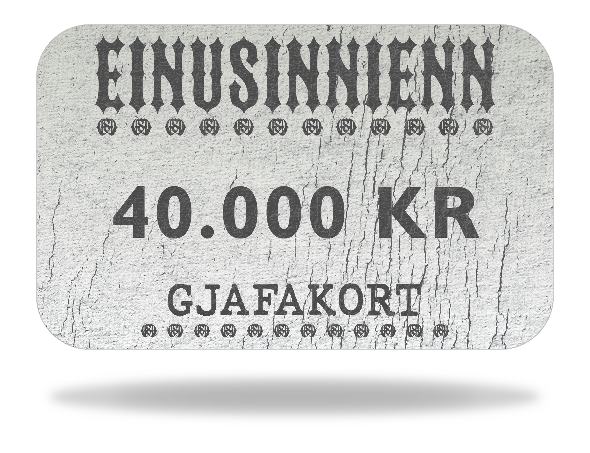 Gjafakort EINUSINNIENN
