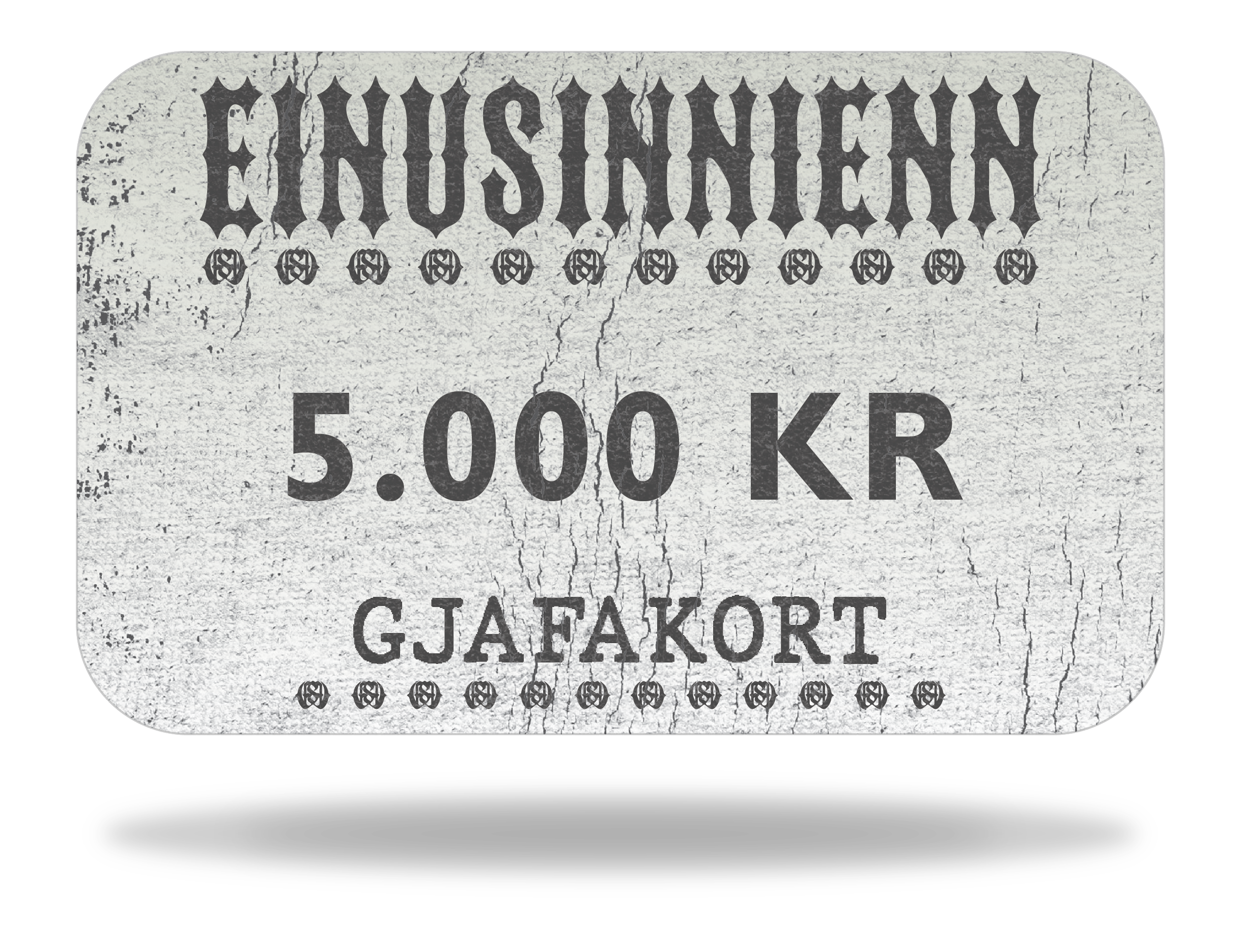 Gjafakort EINUSINNIENN