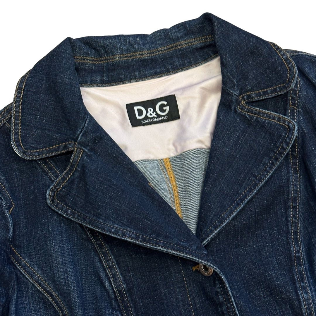 Vintage D&G dömu jakki XL fittar nær L